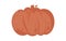 Big pumpkin This thing is good for fall and Halloween ideas. Cartoon style, Vector Illustration