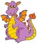 Big purple dragon