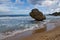 Big Rock on Beach