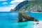 Big rock at Monterosso, Cinque Terre, Italy