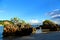 Big rocks on the beach, Morro Sao Paulo, Bahia, Brazil