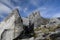 Big Rocks on the peak of Mount Kinabalu