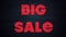 Big Sale 3D Text Design Old TV Effect