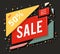 Big sale advertising banner layout special offer concept sticker vector illustration