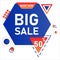 Big sale discount promotion baner template