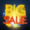 Big Sale Explosion With Color Spheres