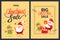 Big Sale Final Christmas Discounts Posters Set Elf