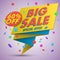 Big sale paper banner