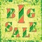 Big Sale retro poster