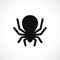 Big scary spider vector icon