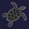 Big sea ocean wild animal turtle