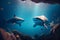 big sea sharks.generative ai