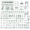 Big set of 118 icons for website online store