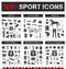 Big Set of Sport Vector Icons