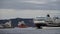 Big ships in the harbour of the city of Bergen in Norway