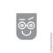 Big Smile contented smile with raised eyebrow Emoticon Icon Vector Illustration. Style. Laughing, emotion icon. Fun, face vector.