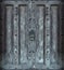 Big solid iron door