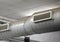 big stainless pipe of a industrial air confitioning system