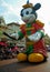 Big standing inflatable Mickey mouse in Parade