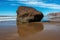 Big Stone on the beach Legzira