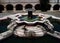 Big stone fountain at `La Merced` in Antigua Guatemala