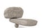 Big stone stability balancing stones on white background.3D illustration.