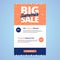 Big summer sale newsletter template.