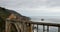 Big Sur Bixby Bridge and Pacific Coast Highway Traffic California