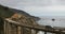 Big Sur Bixby Bridge and Pacific Coast Highway Traffic California