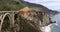 Big Sur Bixby Bridge and Pacific Coast Highway Traffic California