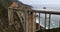 Big Sur Bixby Bridge and Pacific Coast Highway Traffic California