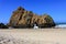 Big Sur, Pfeiffer Beach State Park with Keyhole Arch, California, USA