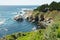 Big Sur, a popular touristic destination, famous for its dramatic scenery.