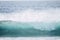 Big swell wave with white foam high energy impact perfect for surf and body board activity - danger with the ocean water -