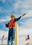 Big Tex statue standing tall at Fair Park