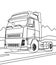 Big truck coloring page