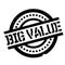 Big Value rubber stamp