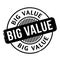 Big Value rubber stamp