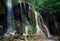 Big waterfall in Beusnita natural park, Romania