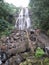 Big Waterfall and Railing at Amboli India