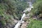 Big waterfall on sri-lanka natural scenery photography