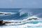 Big wave on the Atlantic coast