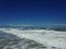 Big Waves with Foam Rolling on Daytona Beach at Daytona Beach Shores, Florida.