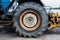 Big wheel of Agricultural tractors And the industry.