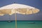 Big white parasol in Okinawa
