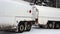 Big White Truck with Dangerous Goods in It