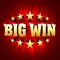 Big Win banner background for lottery or casino games