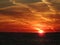 Big Winter Sky over the Sea at Sunset