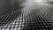 Big woven Black carbon fiber composite material background close up view