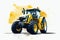 Big yellow agricultural tractor.